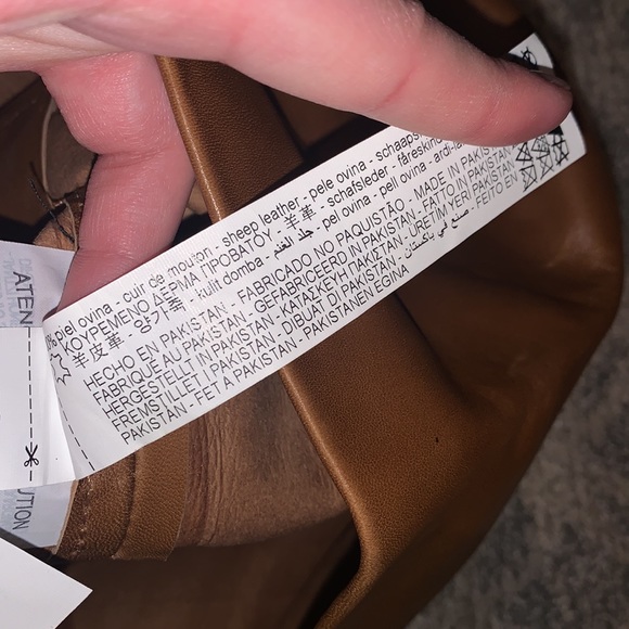 Zara 100% Leather Skirt - Picture 7 of 8